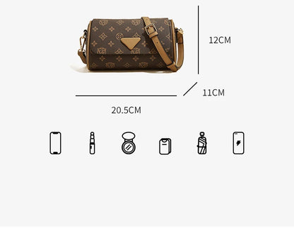 FOXER Women's Crossbody Cylindrical Bag