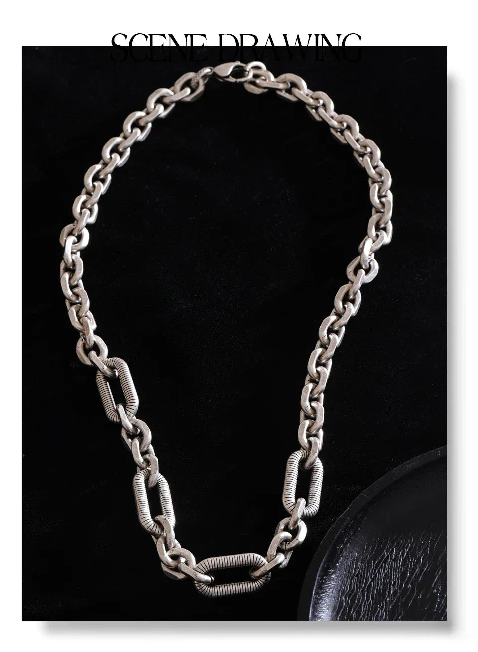 Unisex Stainless Steel Thick Chain Necklace - ShopHub