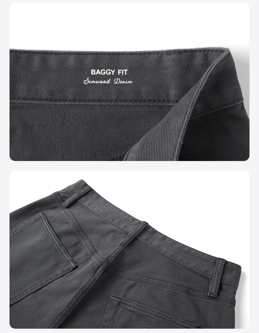 SIMWOOD Baggy 10.5oz Soft Fabric Jeans