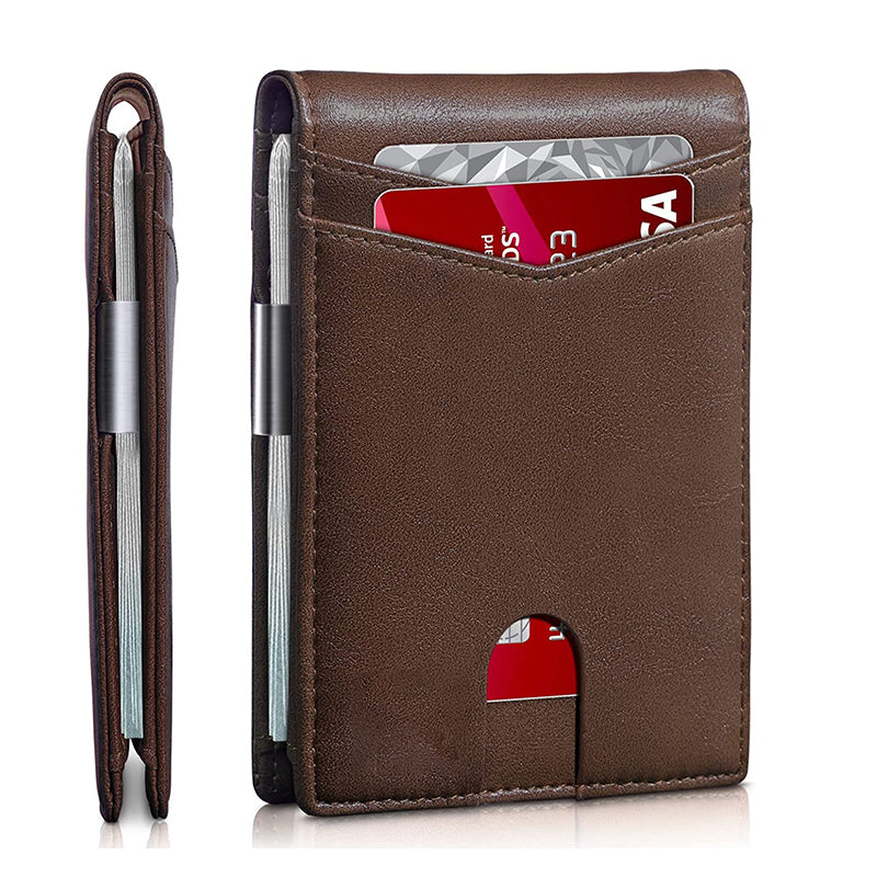 Rfid Microfier Leather Men's Luxury Wallets
