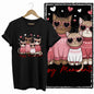 COOLMIND Black Cat Graphic T-Shirt | Women's 50-Design