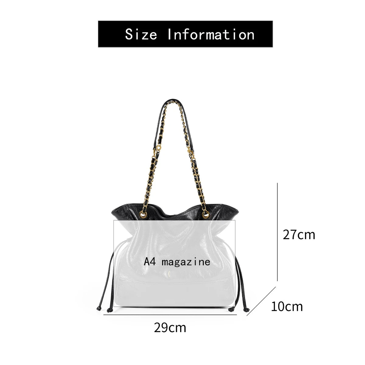FOXER Luxury Genuine Leather Shoulder Bag