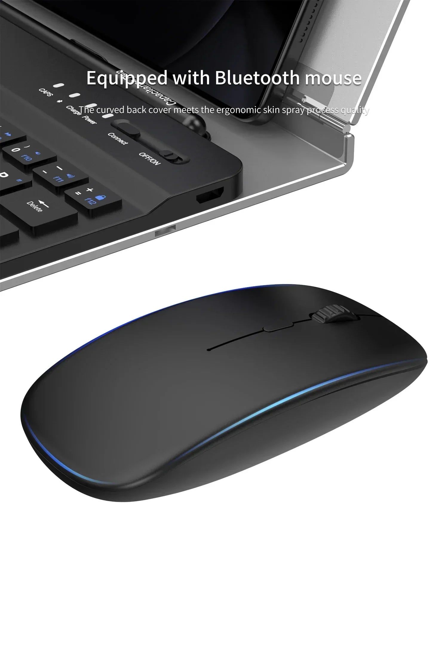 GKK Folding Book Keyboard Stand Case for Samsung Galaxy Z Fold 3, 4, or 5 - ShopHub