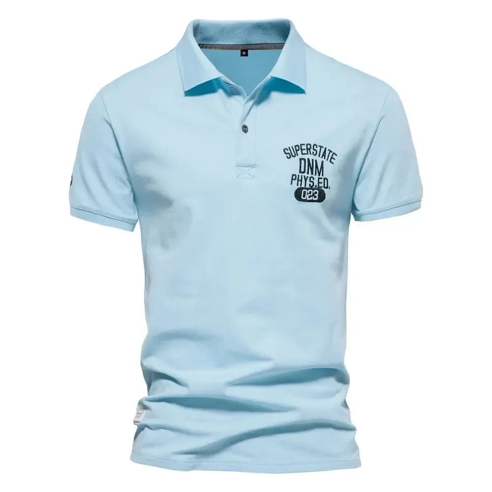 AIOPESON Men's Cotton Polo Shirts - ShopHub