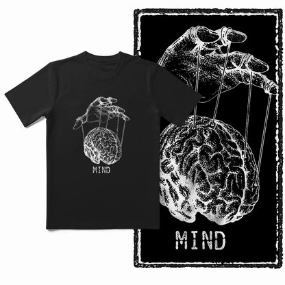 COOLMIND Cosmic Focus Graphic Cotton T-Shirt | Streetwear
