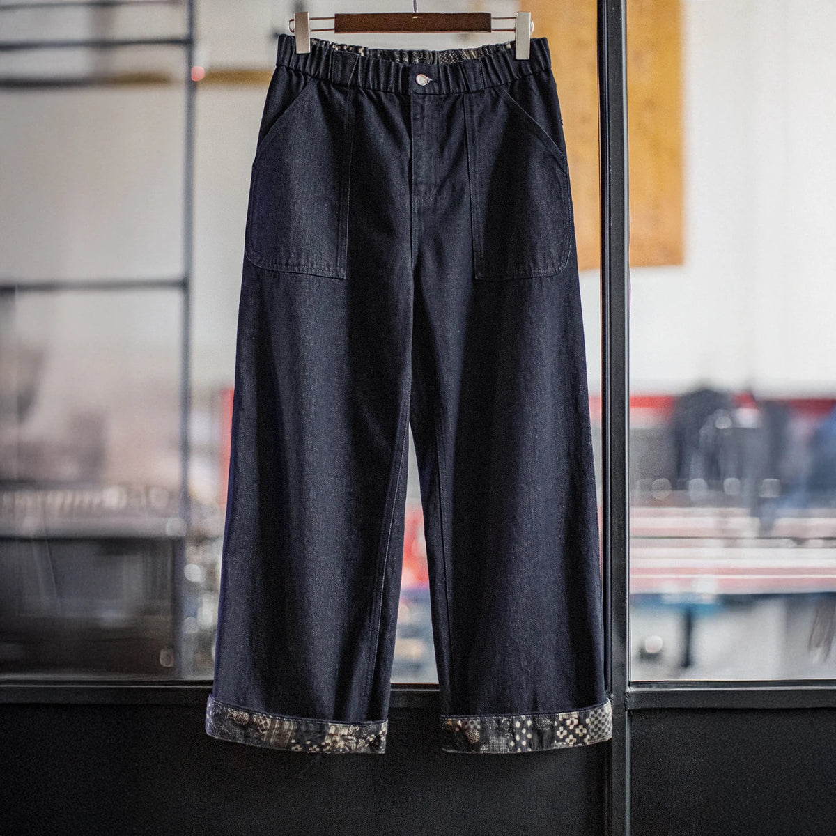 Maden Men‘s Vintage Boro Washed Denim Jeans