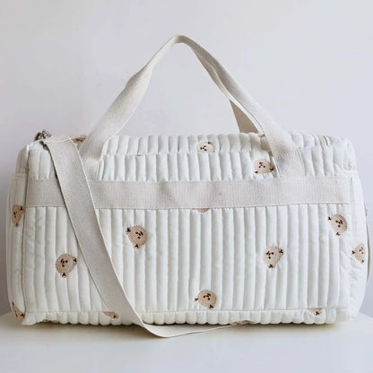 Tiny Trails Embroidered Nappy Tote Bag