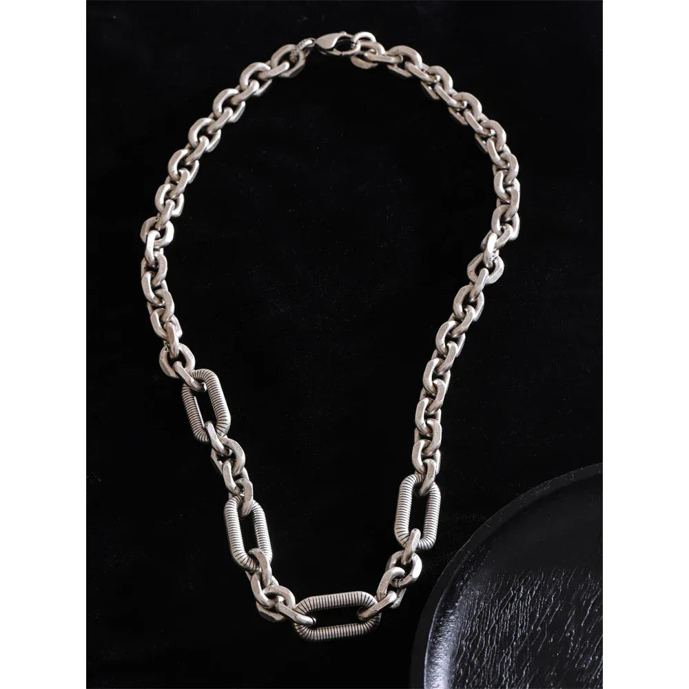 Unisex Stainless Steel Thick Chain Necklace - ShopHub