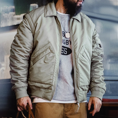 MADEN CWU-45P Padded Pilot Jacket | Grey Green