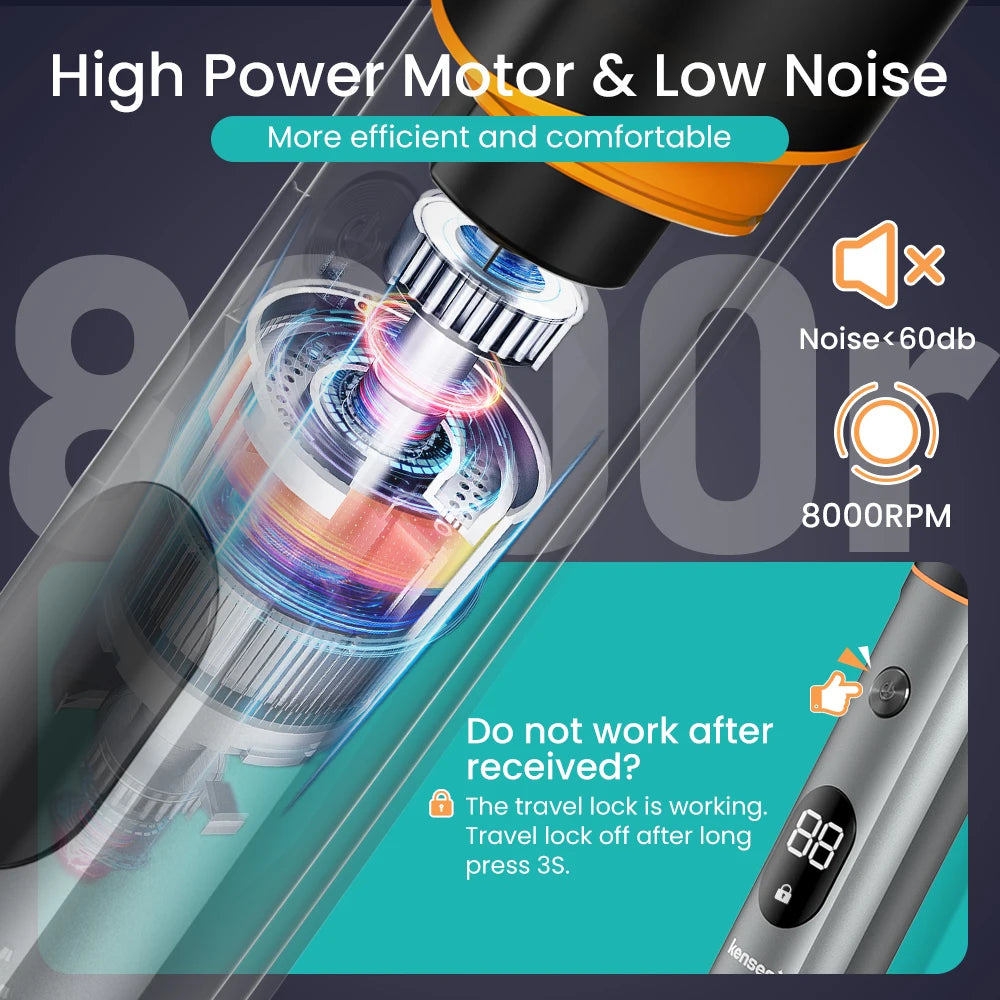 Kensen S16 Body Hair Shaver Kits for Men 3 In 1 Beard Hair Trimmer