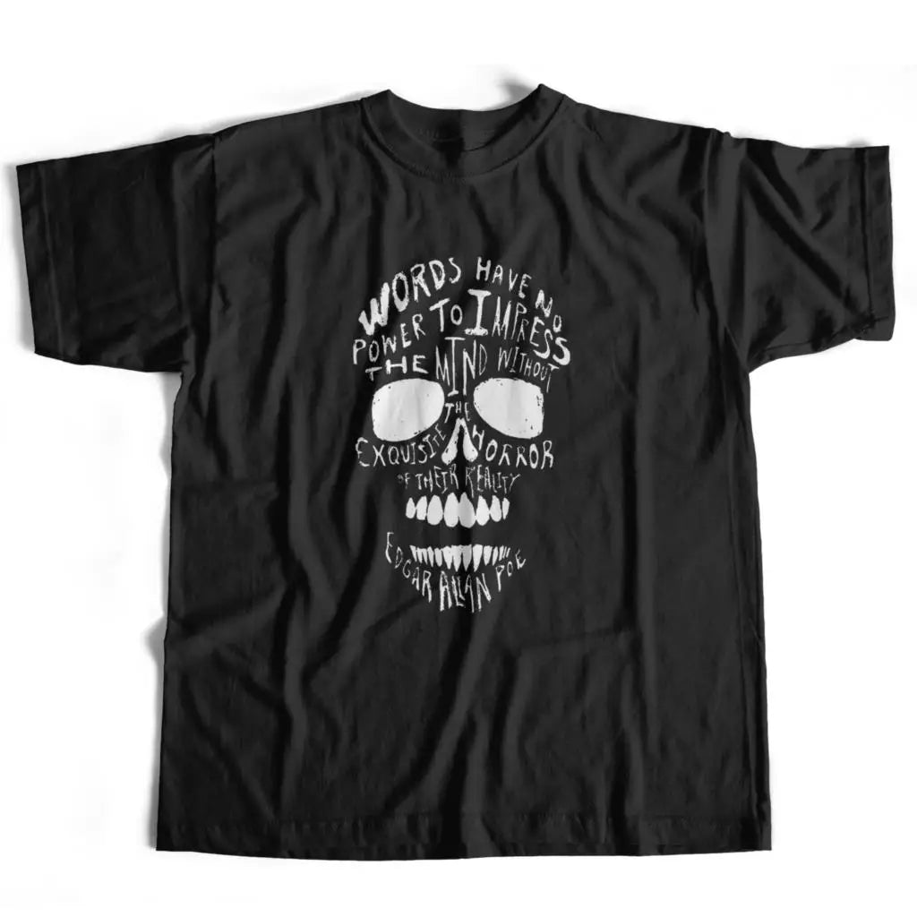 COOLMIND CP0277 Skull Graphic Cotton Tee