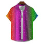 Men’s 3D Print Rainbow Shirt (10 different designs available) Habicare
