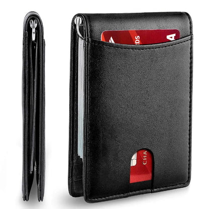 Rfid Carbon Fiber Men Wallets Man Card Holder Money Bag Slim Thin Mini Wallet Male Small Short Purse Black Walet Billfold Vallet
