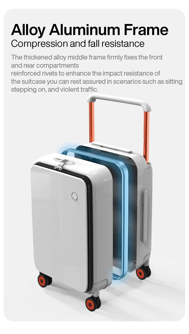 Mixi Premium 20-inch Carry-on Suitcase