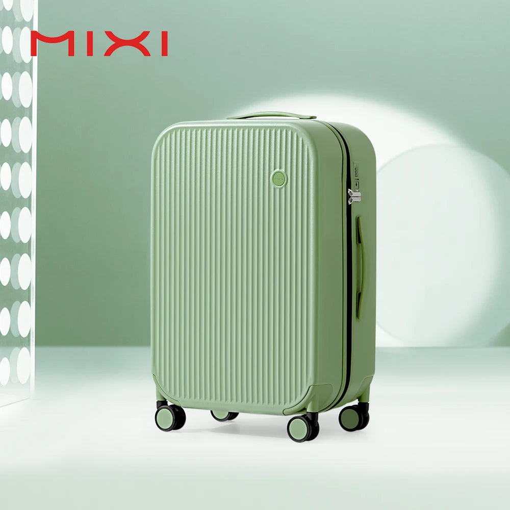Mixi Striped Travel Luggage 16", 20", 24", and 26"