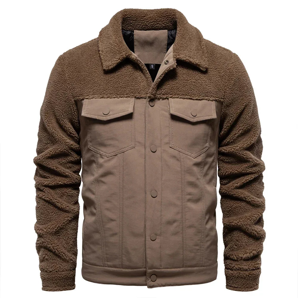 AIOPESON Men's Thick Sherpa Fleece Jackets - ShopHub
