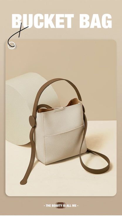 FOXER Split Leather Crossbody Shoulder Bag