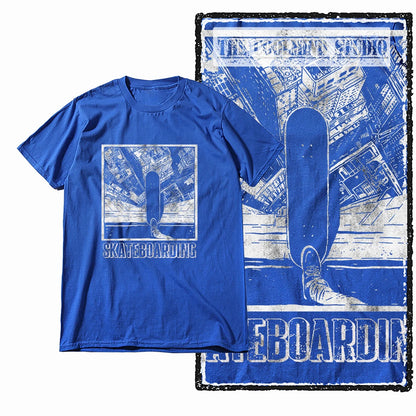 COOLMIND Unisex Skate Graphic Cotton T-Shirt | Streetwear Selection