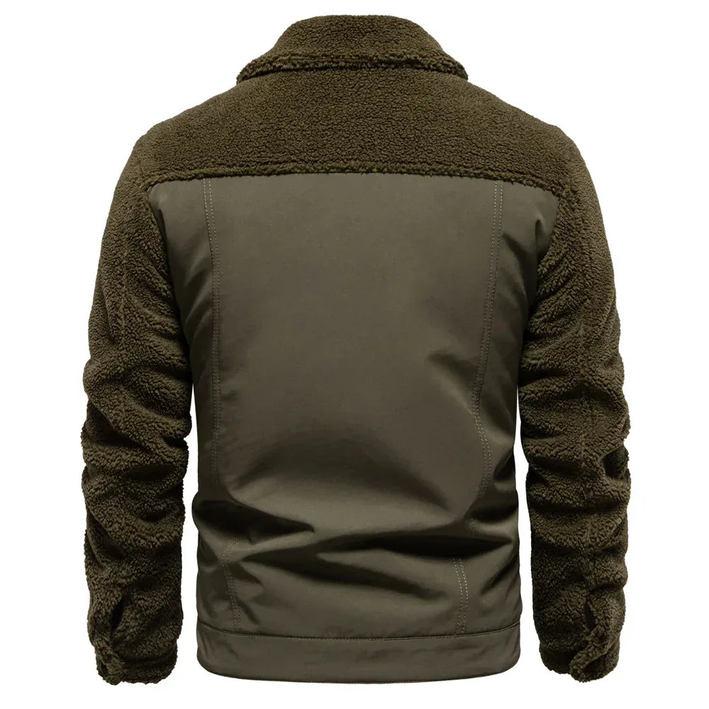 AIOPESON Men's Thick Sherpa Fleece Jackets - ShopHub