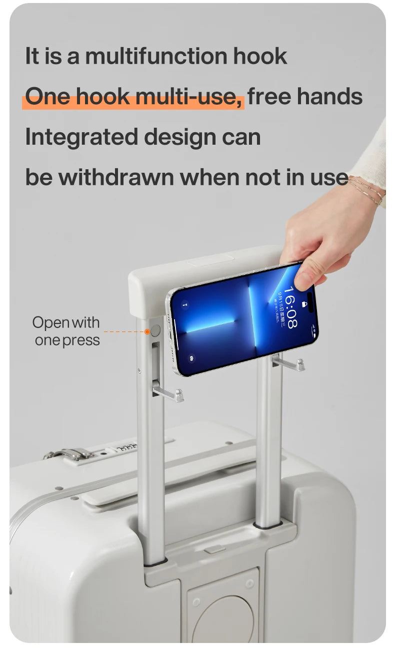 Mixi Aluminum Frame Rolling Luggage