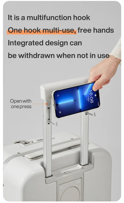 Mixi Aluminum Frame Rolling Luggage