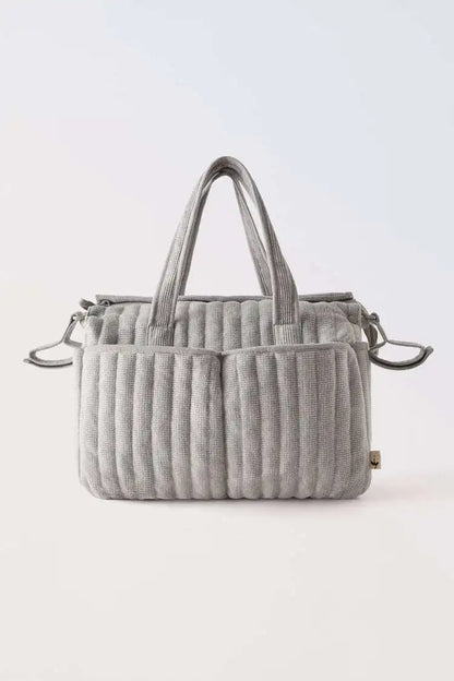 Solid Multi-functional Diaper Bag