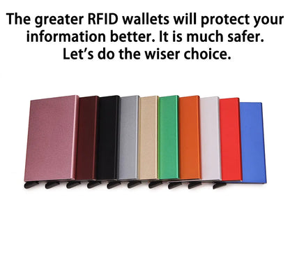 Slim Metal RFID Wallets