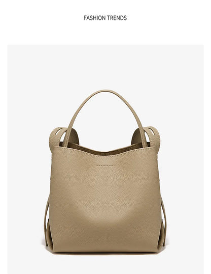 FOXER Genuine Leather Handbag — Premium Women's Shoulder Bag