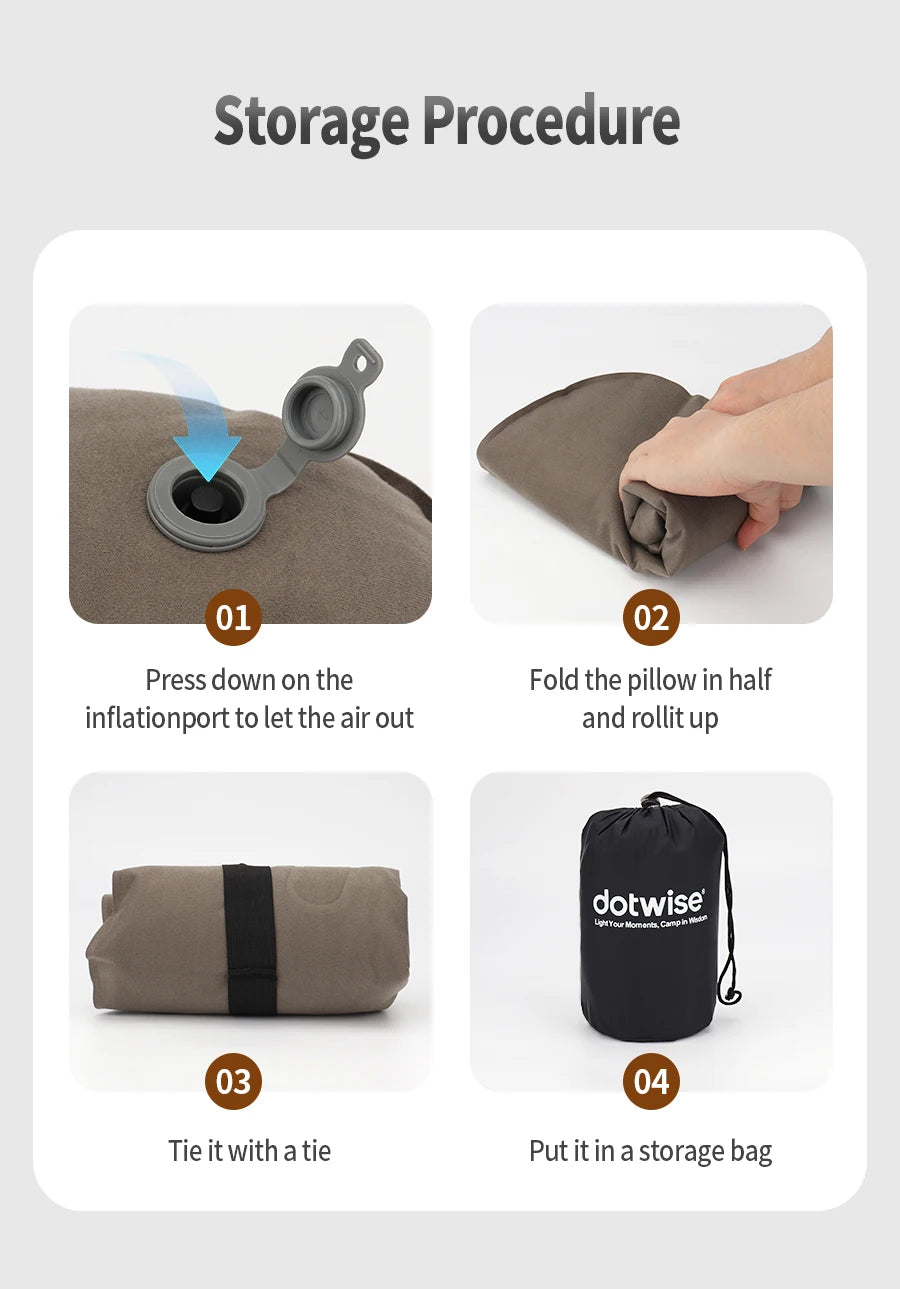 DOTWISE Camping Inflatable Pillow