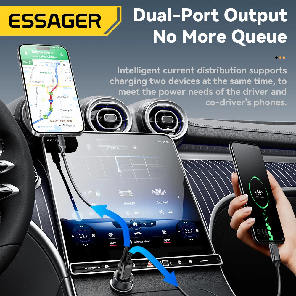Essager 30W Mini Quick Charge Car Charger