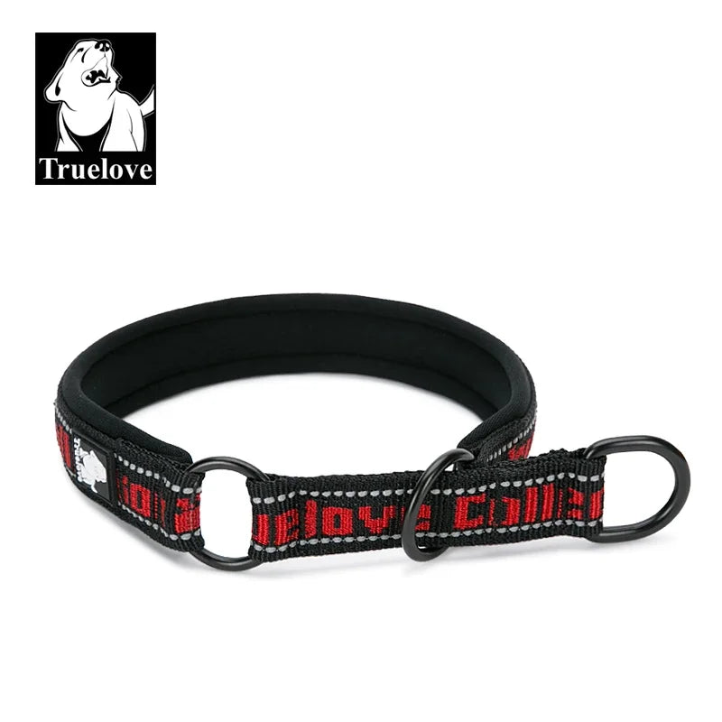 Truelove P-Chain Nylon Pet Collar Adjustable Reflective SBR Neoprene Pull-resistant Explosion-proof Dog and Cat Travel TLC5371