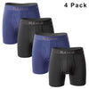 4 Pack Breathable Men's Boxershorts with Opening - Plus Size