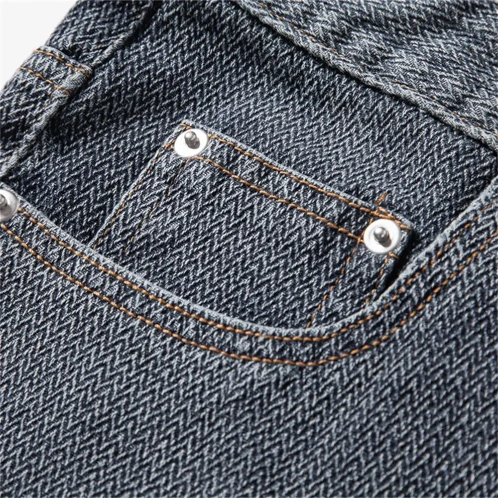 AIOPESON Men's Retro Denim Shorts - ShopHub