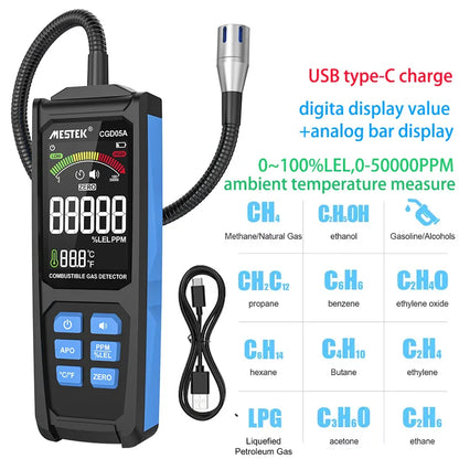 Gas Leak Detector 0–50000PPM Habicare
