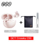 QCY CT06 Open Ear Wireless Earbuds with 4-Mic Calls and Bass Boost - Bluetooth 6.0 Clip-On Sports Headphones with 35 Hours Playtime - ShopHub