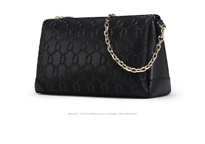 FOXER 2026 Spring Summer Women's Crossbody Bag Split Leather Fashion Chain Shoulder Bag Luxury Commuter Lady Cellphone Purse
