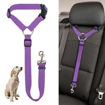 Vehcile Belt & Adjustable Nylon Leash for Dogs (7 colors available) Habicare