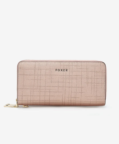 FOXER Split Leather Women's Long Wallet