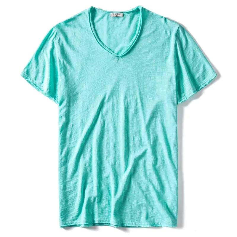 AIOPESON Summer V-Neck T-Shirts - ShopHub