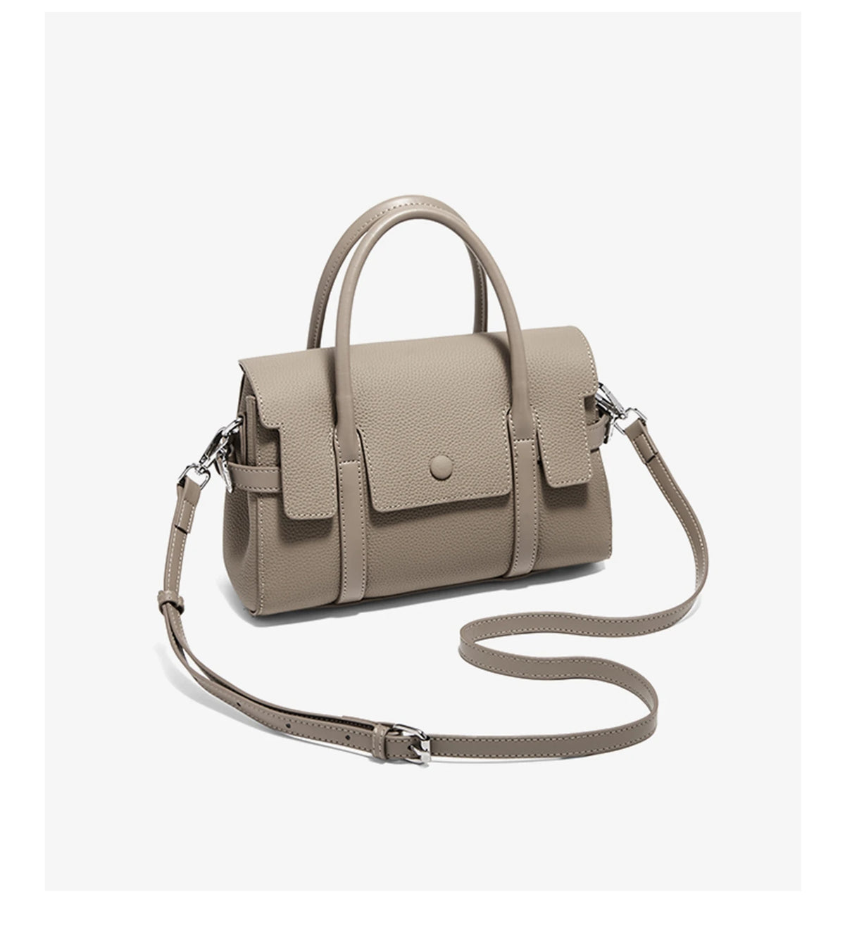FOXER Retro Luxury Top-handle Bag for Women Genuine Leather Laies Shoulder Bag Female Crossbody Handbag Work Purse 2026 New