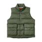 MADEN Duck-Down Puffer Vest | Army Green or Mocha