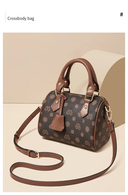 FOXER PVC Women's Vintage Boston Handbag
