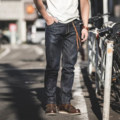 Maden Men's 14oz Raw Selvedge Denim Jeans