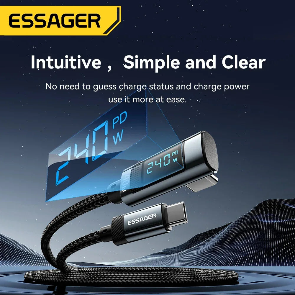 Essager 240W USB Type C to USB C Cable - ShopHub