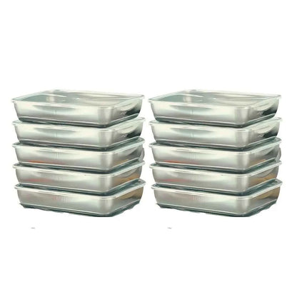 10-Piece Stainless Steel Food Storage Containers with Lids