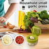 Manual Garlic Press Crusher - 1Pc Mincer Ginger Squeezer Kitchen Accessory for Home Cooking, Camping, and BBQ