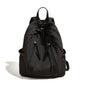 FOXER Simple Solid Color Backpack Women Backpack Waterproof Cotton Fabric Laptop School Bag Fashion Teenage Girl Travel Book Bag