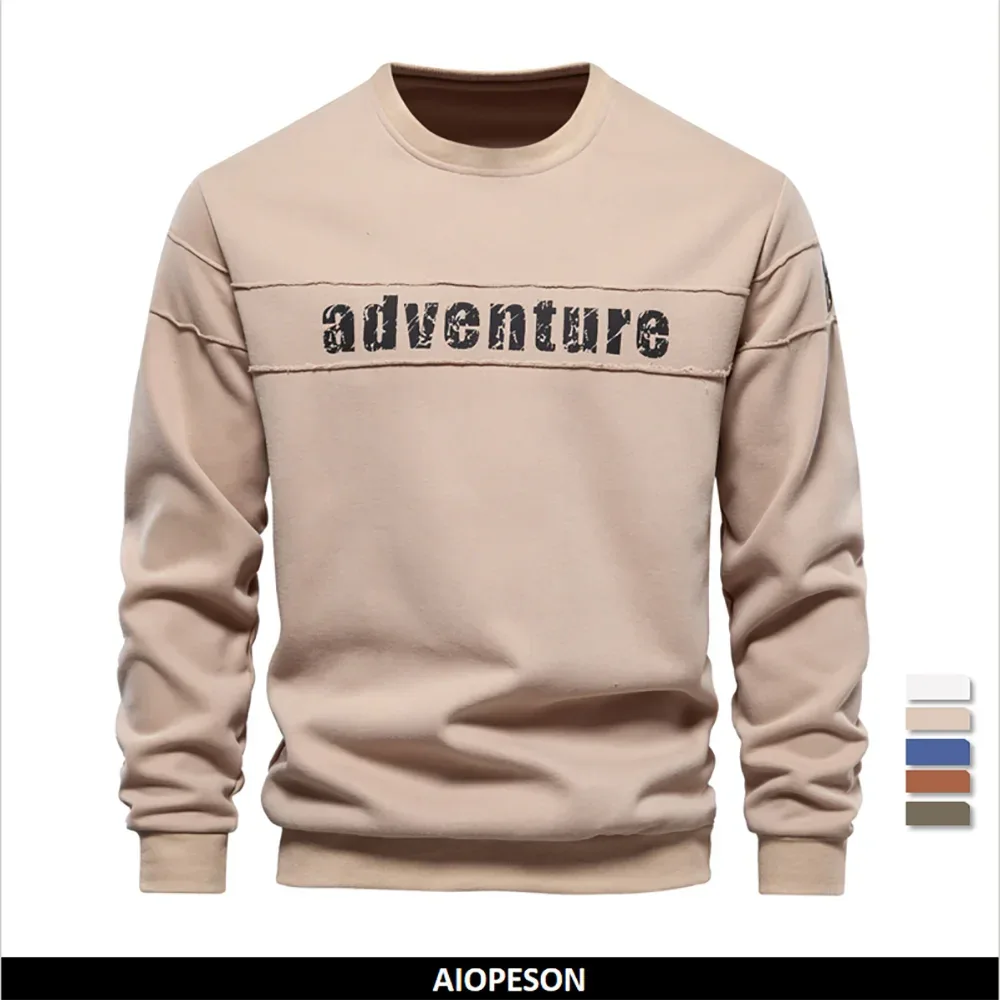 AIOPESON's Patchwork Sweatshirts - ShopHub