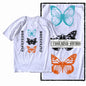 COOLMIND X0119 Wings of Joy Butterfly Cotton Tee