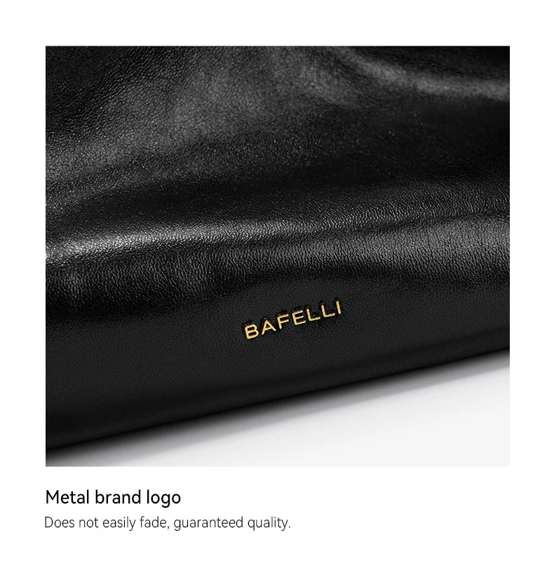 BAFELLI Soft Leather Large Capacity Work Tote Bag